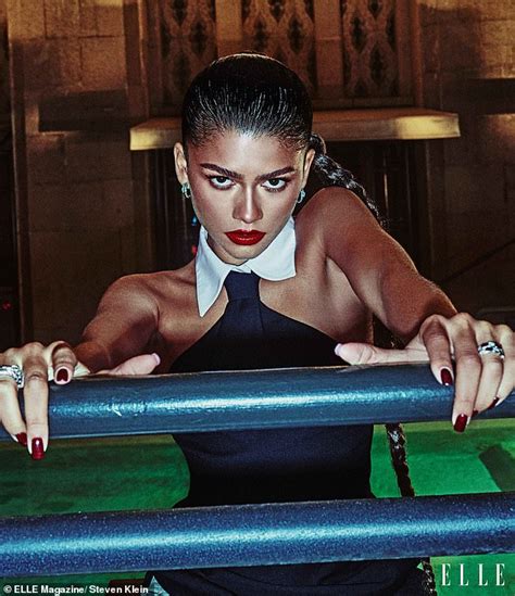 Zendaya strips to her lingerie for one of her raciest shoots yet